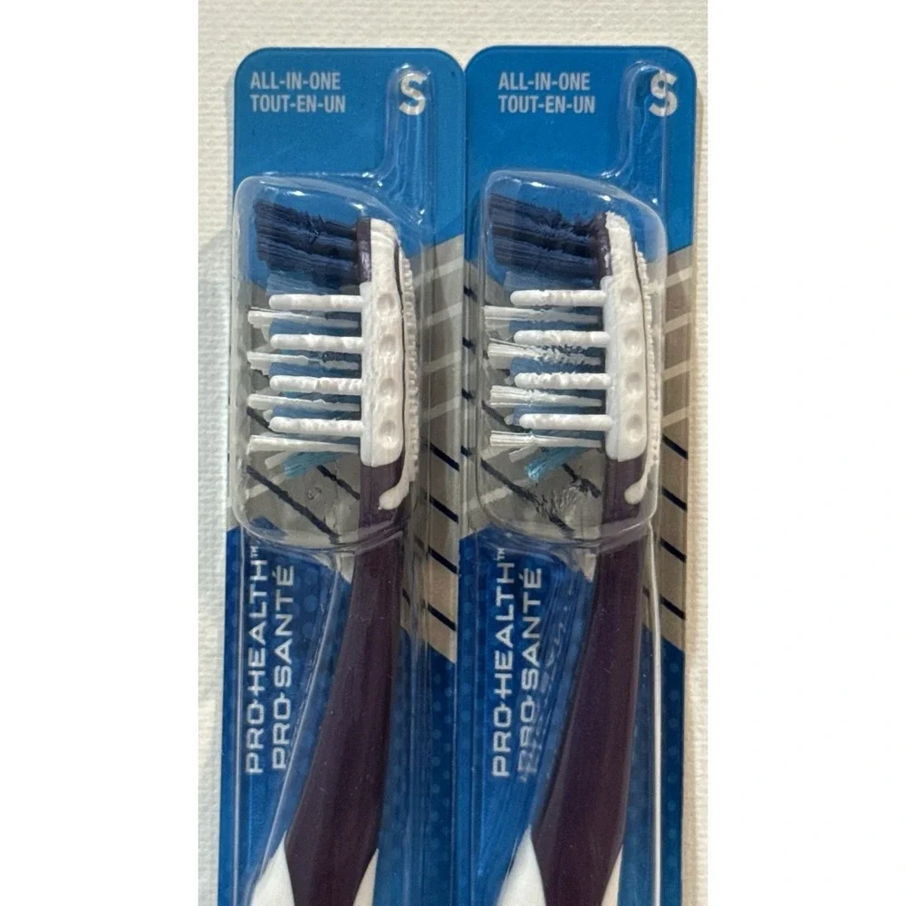 Oral-B Pro-Health‎ All-In-One angled cross toothbrushes tongue cheek cleaner 2